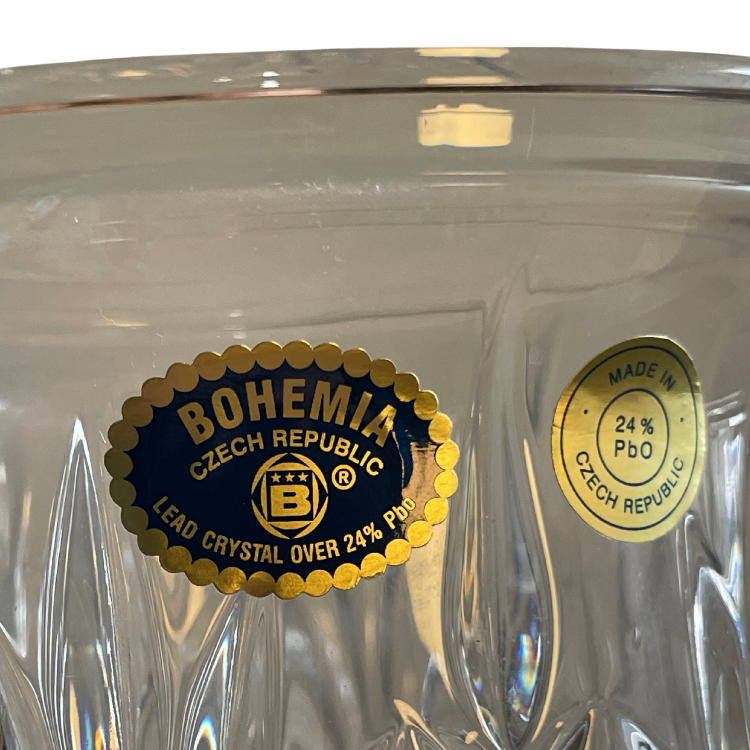 Bohemia Czech Republic Lead Crystal vase