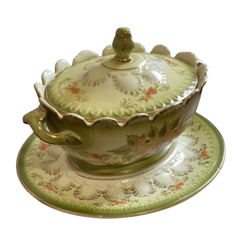 Martan Portugal soup Tureen with Lid & Underplate