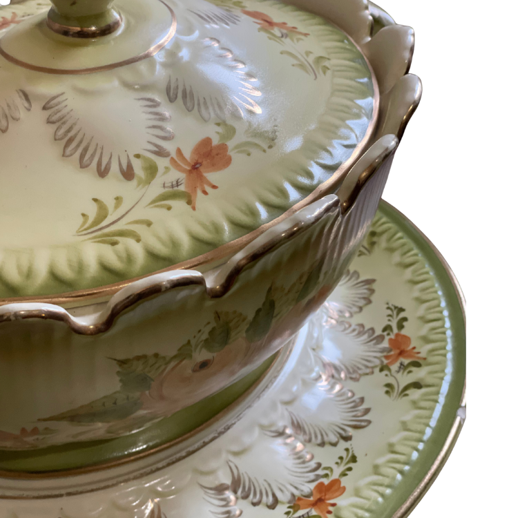 Martan Portugal soup Tureen with Lid & Underplate