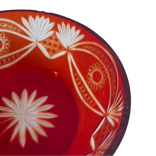 Vintage Cut Glass Bowl