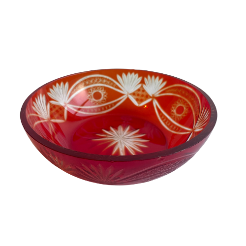 Vintage Cut Glass Bowl