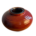 Vintage Drip Glaze Flower Frog Bowl