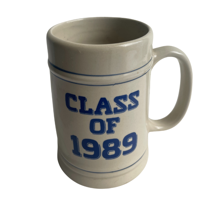 Retro Class of 1989 ceramic mug
