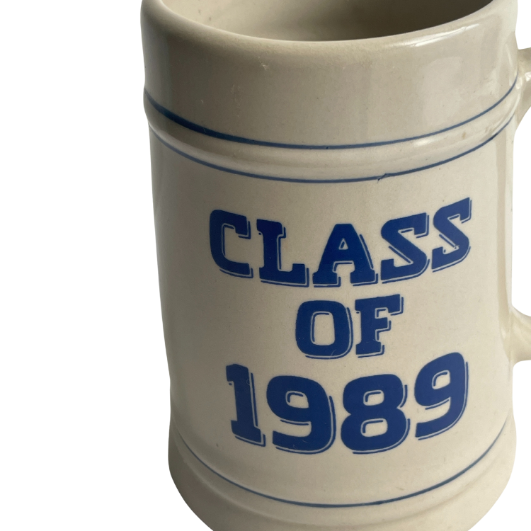 Retro Class of 1989 ceramic mug