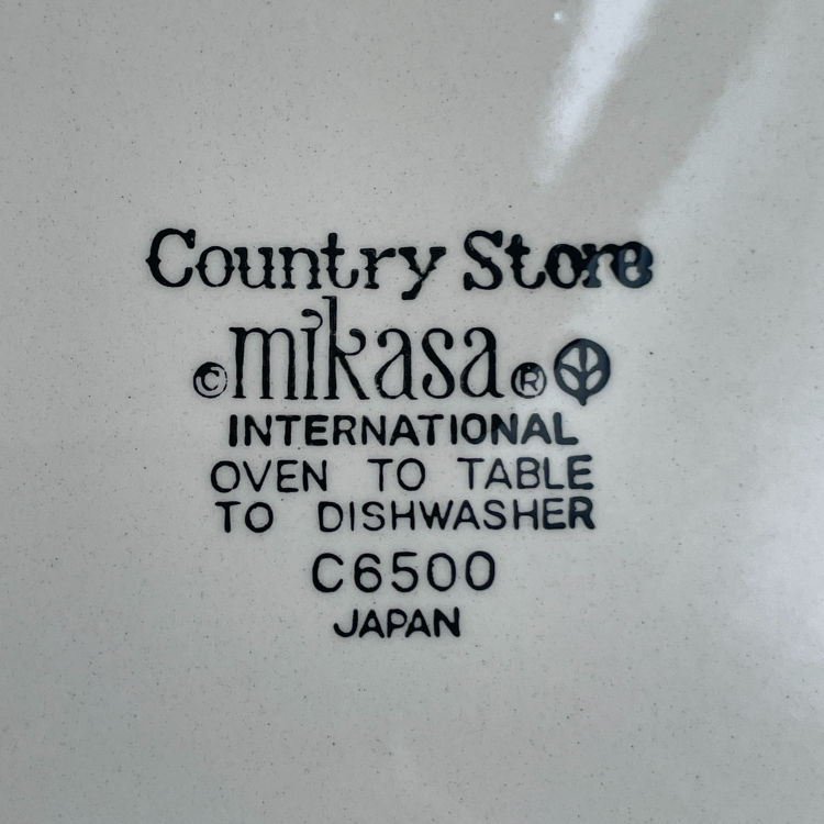 Mikasa Blue-Banded Dinner Plate